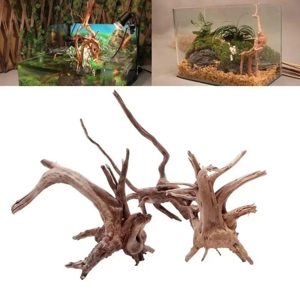 Aquarium Planting Ideas - (15-20cm) Naturalny drewniany element dekoracyjny do