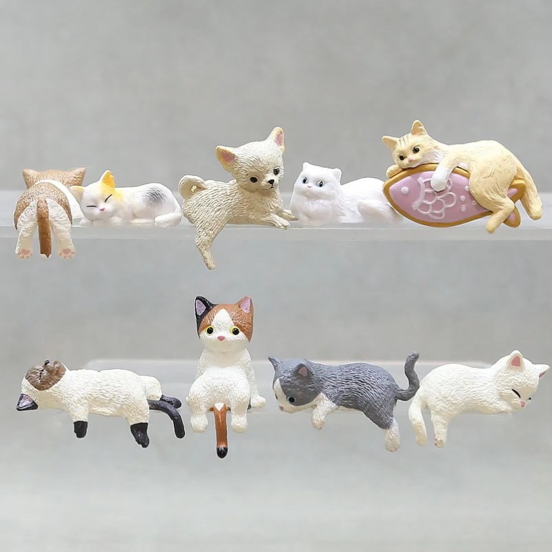 1Pc Cute Cartoon Cat PVC Home  – Aquarium Planting Ideas recenzja i cena